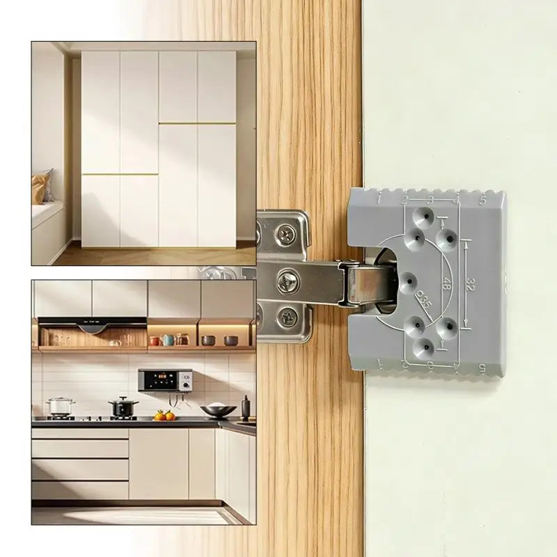 Hinge Quick Positioning Tool Cabinet Door Fast Installation Accurate Qme