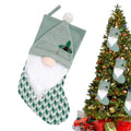 Large Christmas Stockings Hangable Green Decoration Fireplace Party Qme 01 China Mainland 26.5x46cm