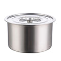Stainless Steel Kitchen Seasoning Pot Multifunctional Seasoning Box Soup Bowl Mixing Bowl Egg Bowl Stew Cup for Home Cooking Qme 20cm