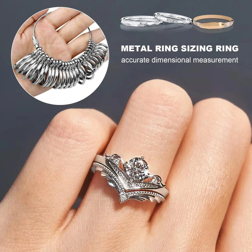Finger Measuring Tool Ring Measurer Models Jewelry Sizer Precise Qme