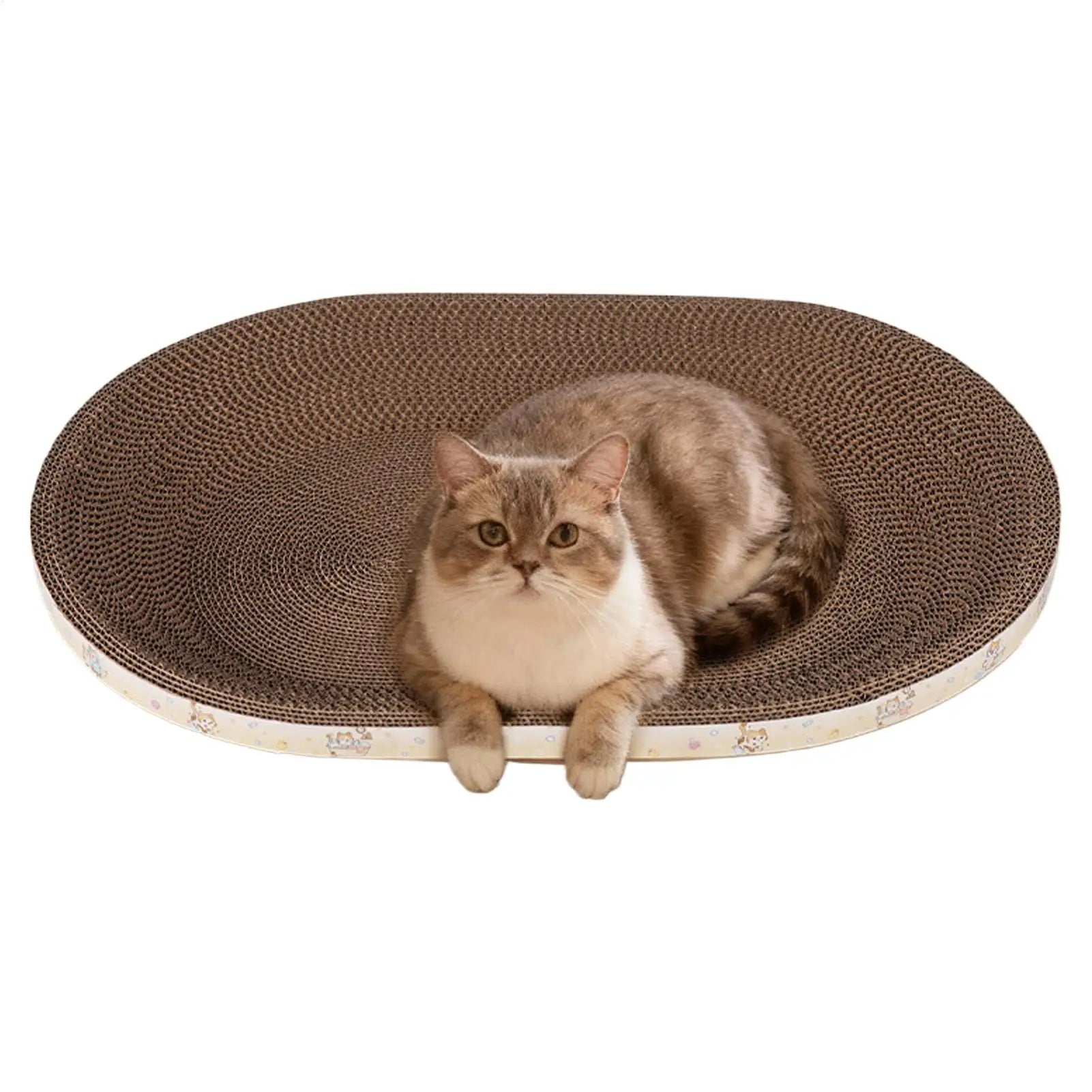 Cat Cardboard Scratcher Funny Corrugated Furniture Protector Paper Cat Scratch Furniture Protector for Kitten Sleep Grinding Qme
