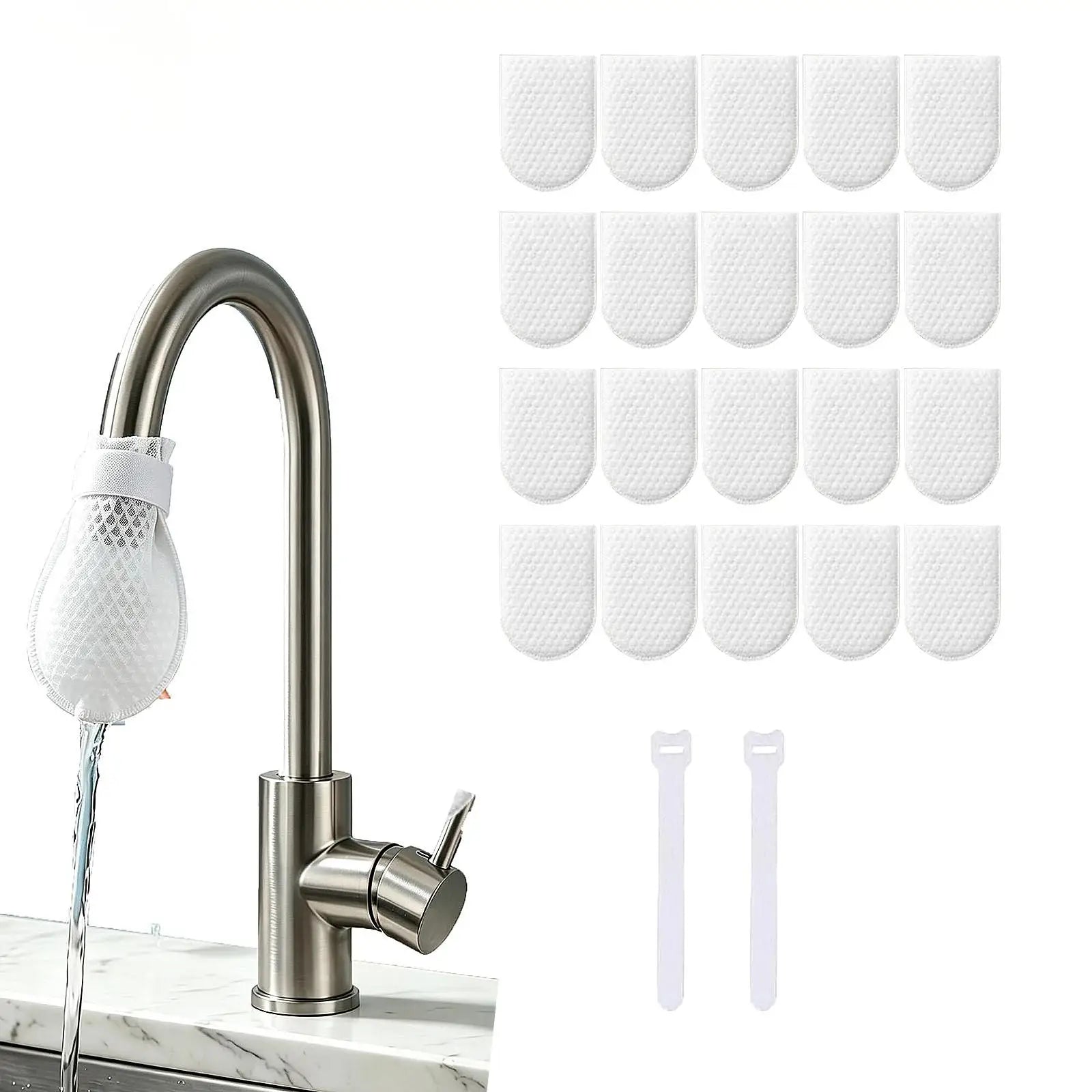 Universal Faucet Filter Cotton Anti-splash Thickened Faucet Water Filter Bag with Tap Home Water Cleaning Supplies Qme B One Size