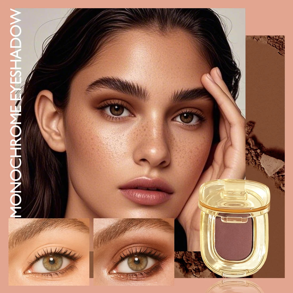 Matte Single Eyeshadow Brown Eye Brightening Face Conceal Qme