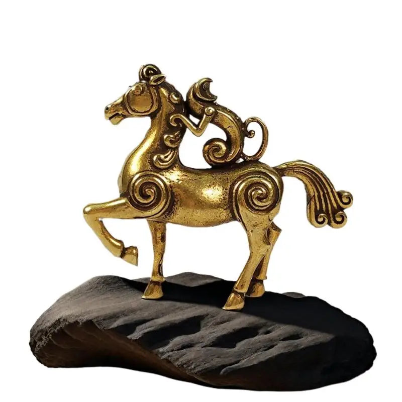 2026 Year Horse Feng Shui Figurines Miniatures Bless Career Success Qme