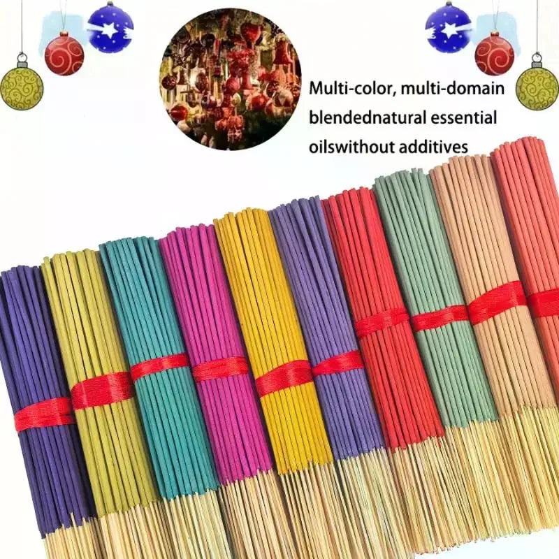 140Pcs Mixed Aromatherapy Wood Sticks For Home Yoga Meditation Spa Atmosphere Lavender Sandalwood Vanilla Long-Lasting Fragrance Qme