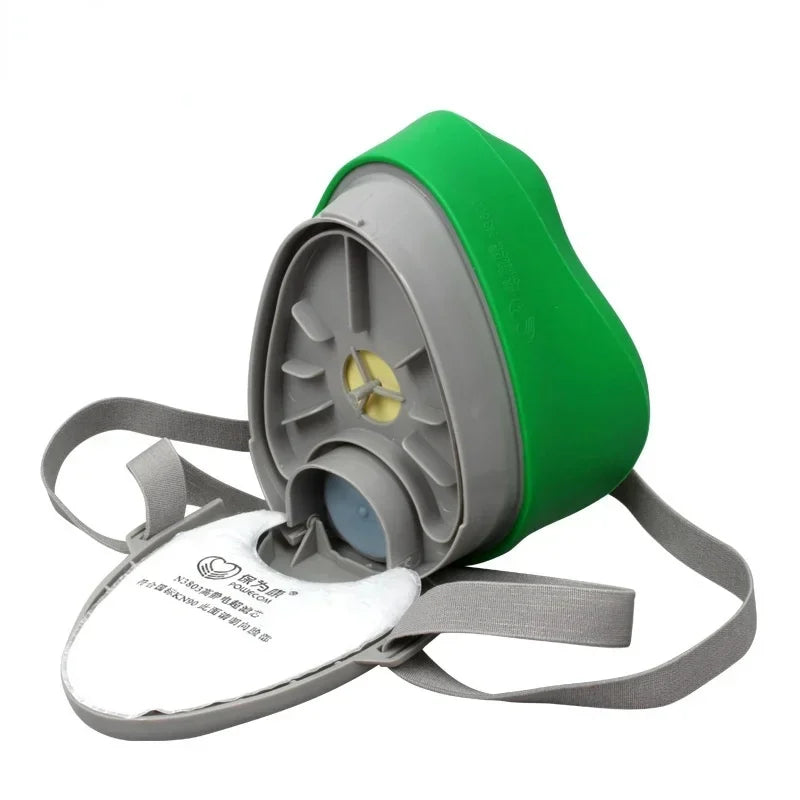Hot Sale Anti - Dust Dustproof Workplace Respirator Mask Filter Paint Spraying Cartridge Gas Mask High Quality Qme