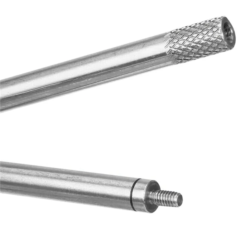 A02F-18Pcs Dial Indicator Extension Stem Rod Set M2.5 Thread,10-100Mm Extend Rod,Measurement For Dial & Digital Indicators Qme Silver