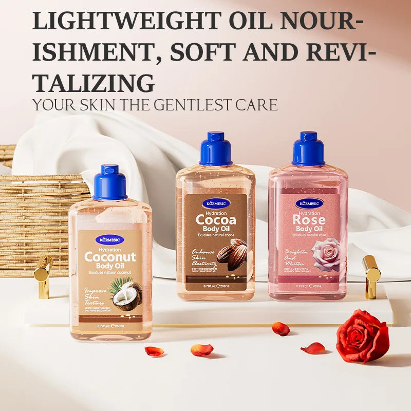 Coconut Body Oil Moisturizing Essence Long-lasting Nourishing Qme