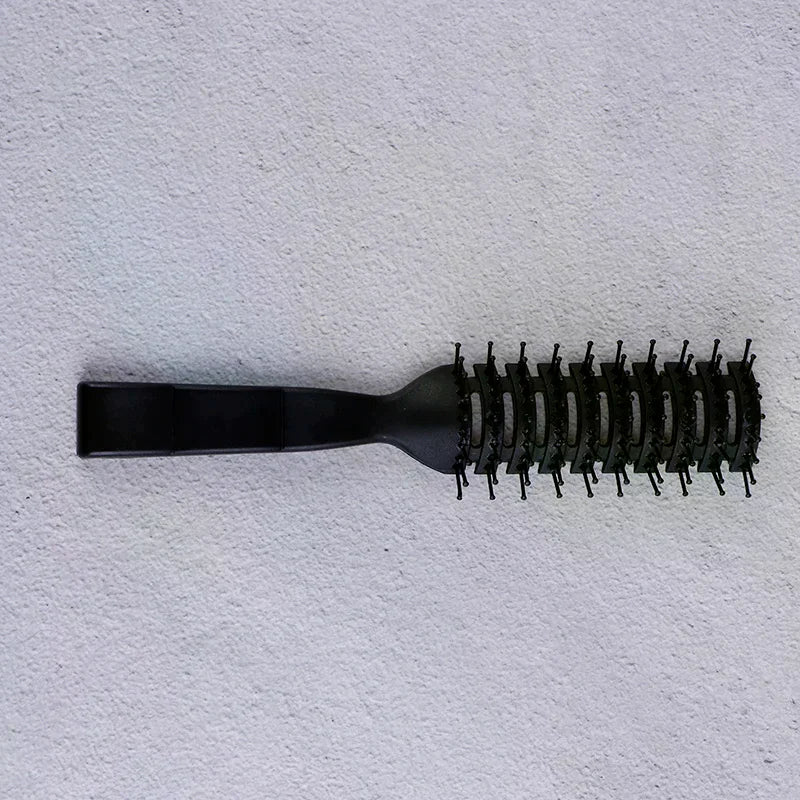 Men Plastic Vent Hair Brush Comb Anti-static Massage Care Ribs Qme