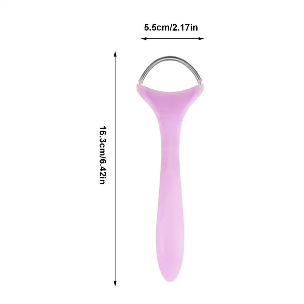 Face Hair Remover Facial Epilator Tool Spring Chin Epilator Tool Spring Threaded Hair Removal Device For Lip Neck Eyebrow Nose Qme China Mainland Pinkk