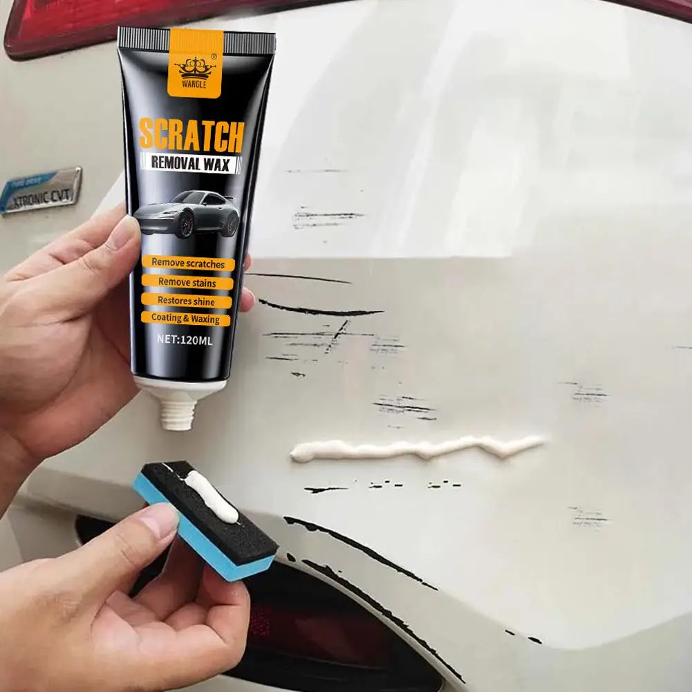 Car Scratch Repair Wax Sponge Remover Paint Care Tools Auto Body Qme