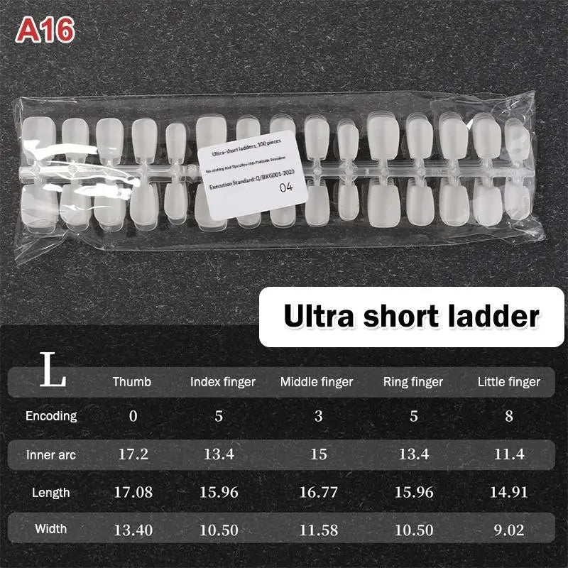 Nail Salon Matte False Tips Box Easy Wear Press Nails Home Manicure Qme A16