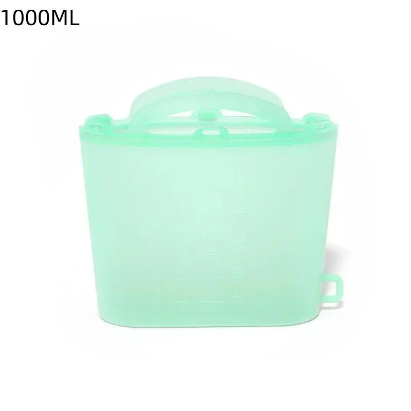 Freezer Bag 1000/1200/1500ml Self Sealing Leak Proof Reusable Fresh Keeping Bag For Picnic Food Cooling Qme A1