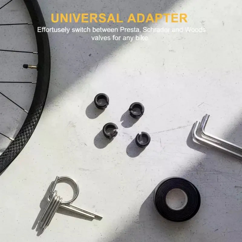 Bicycle Valve Hole Adapter Bike Inner Tube Rubber Plug Road Grommet Qme