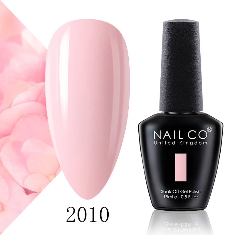 NAILCO 131 Colors Nail Gel Polish Off LED Semi Permanant Art Hybrid