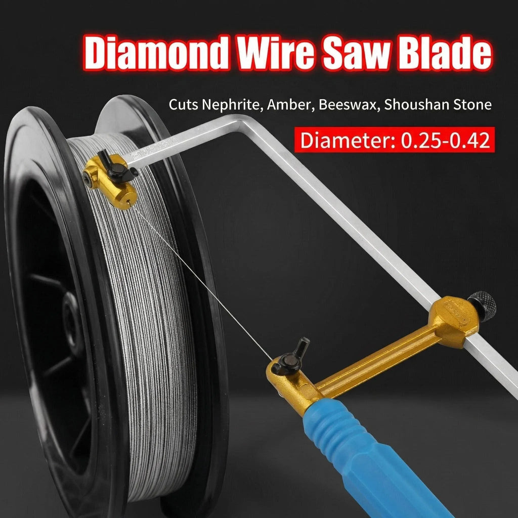 High-precision Diamond Cutting Wire Hand Silver Durable Home Manual Qme