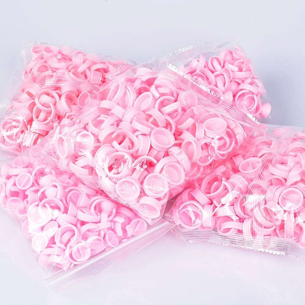 Bag Glue Rings Eyelash Extension Supplies Makeup Tool Disposable Qme