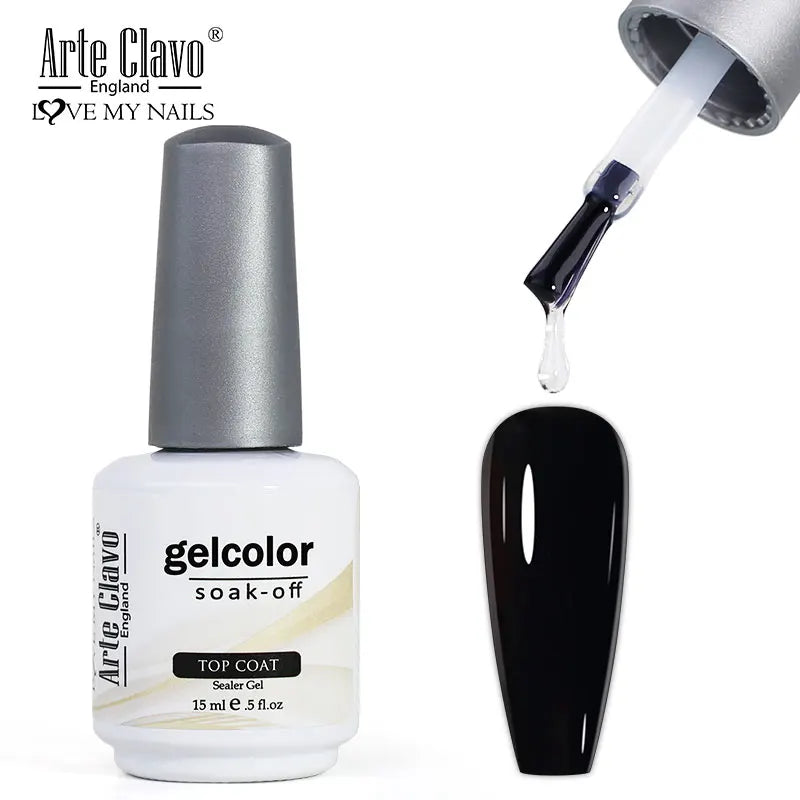 Arte Clavo Base Coat Gel Nail Polish Functional Remover UV LED Lamp Qme