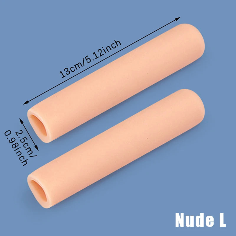 Gel Toe Separator Finger Protector Silicone Cushion Tubes Sleeves Qme 1pc