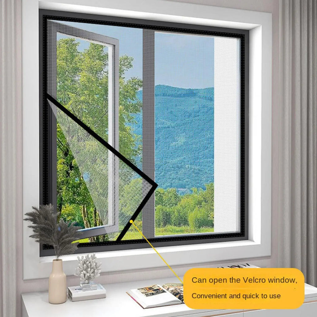 Window Screen Self Adhesive Gnat Netting Door Worm Homeowners Renters Qme