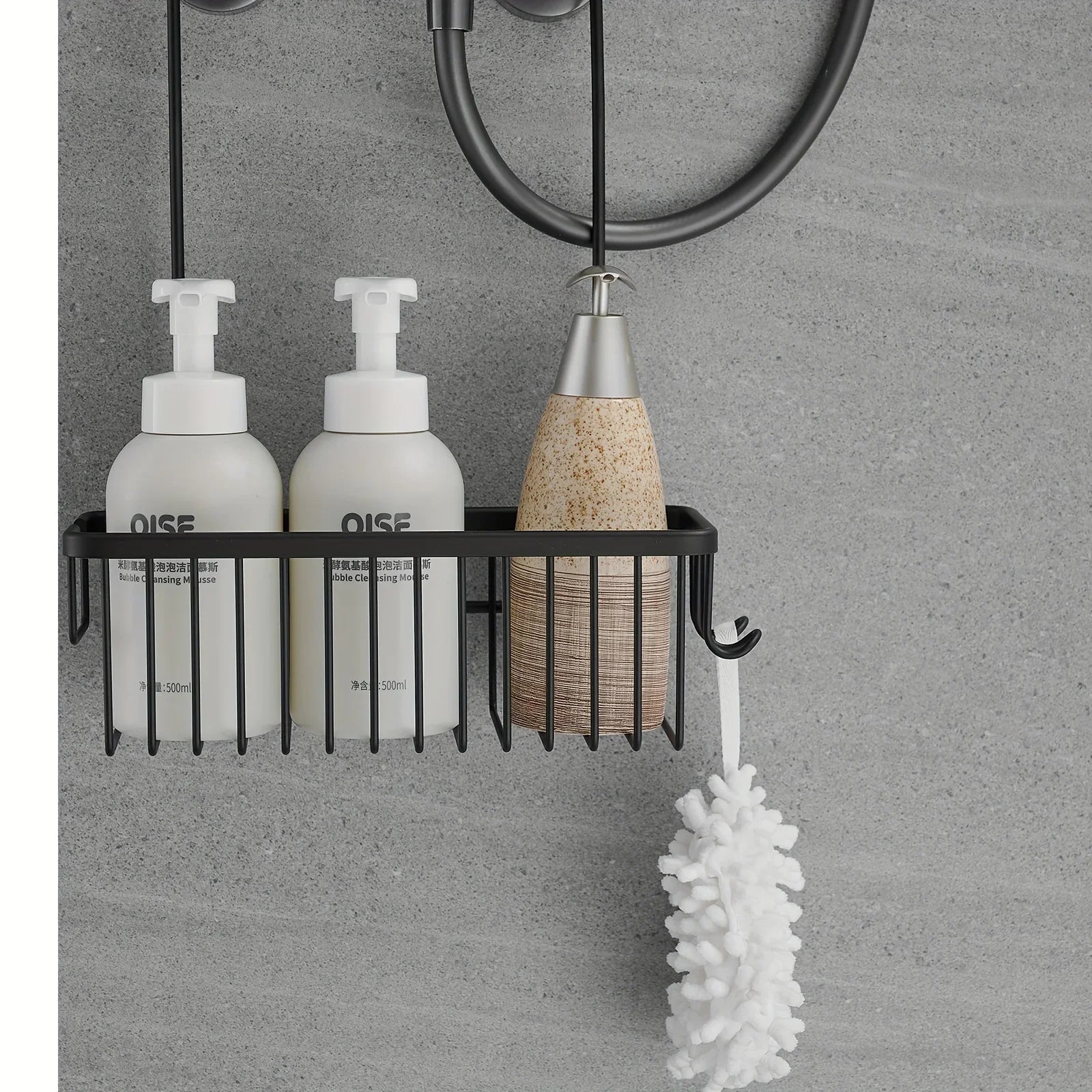 Bathroom Accessories, Shower Basket, Shampoo Storage Basket Qme