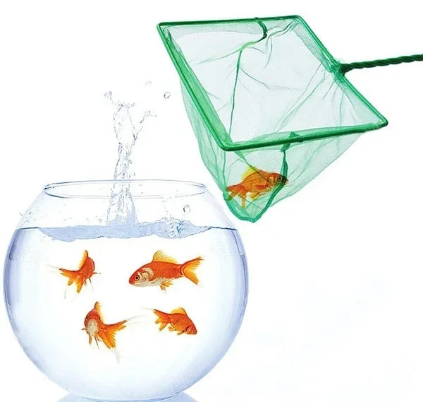 Long Handle Square Aquarium Fishing Net Landing Fish Floating Objects Qme