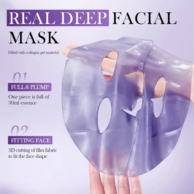 Niacinamide Retinol Face Mask Snail Collagen Moisturizing Whiten Qme