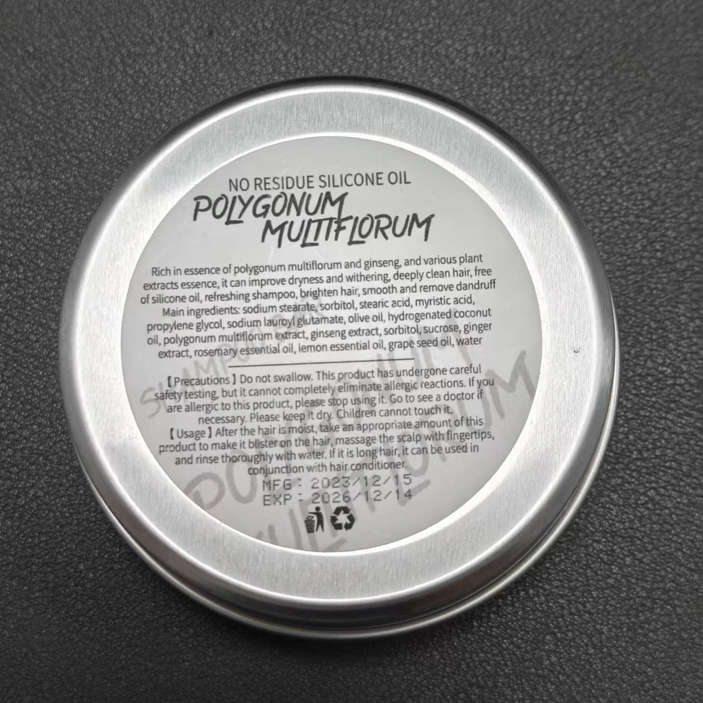 Organic Natural Polygonum Multiflorum Essential Oil Shampoo Soap Qme
