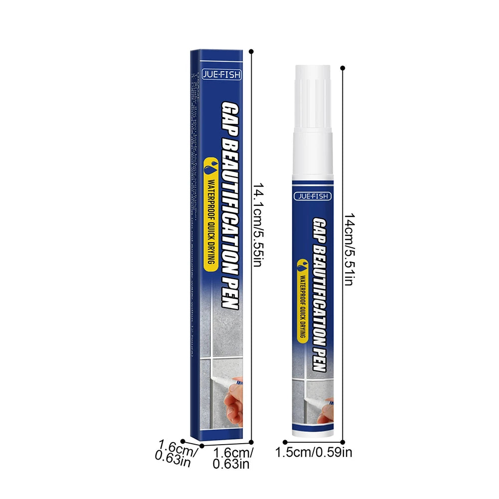 Tile Repair Pen Tile Refill Wall Grout Bathroom Porcelain Filling Agents Waterproof Mouldproof for Home Qme