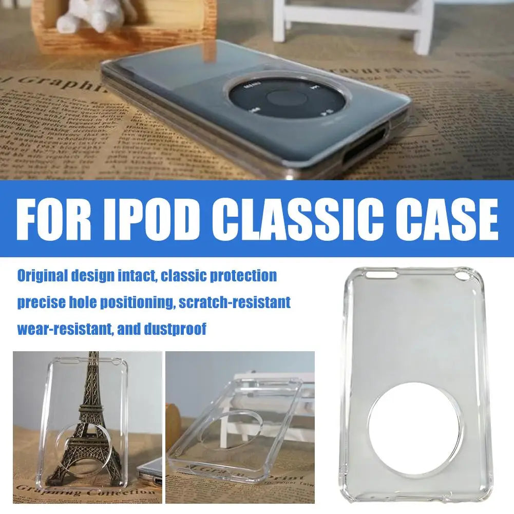 Protective Case For Apple IPod Classic Clear Plastic Cover Crystal Shell For Ipod Classic Hard Cover Case Protector Qme