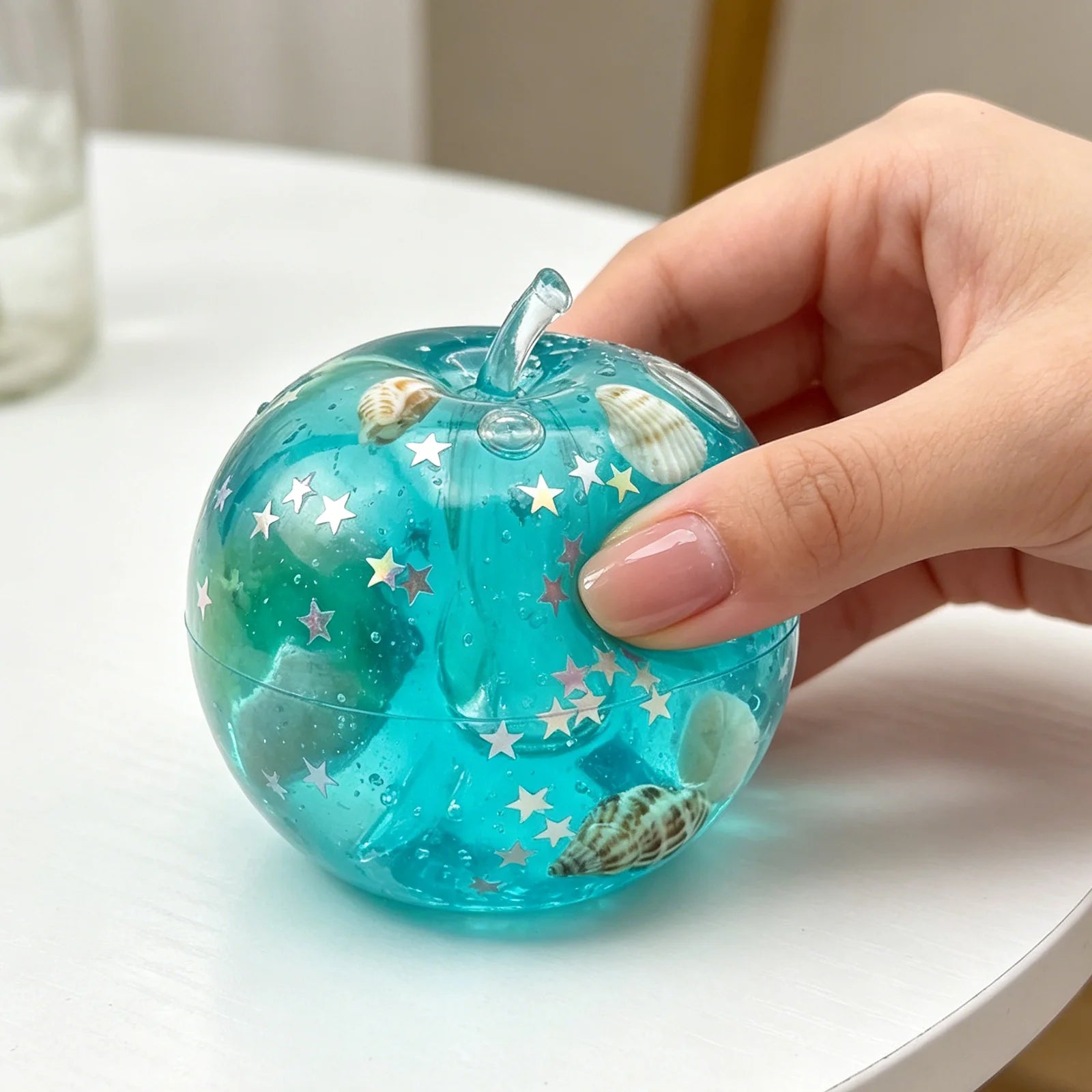 New Cute Pinching Le Decompression Toy Simualted Apple Shaped Fidget Toy for Stress Relieve Creative Party Decor Fun Gift Qme
