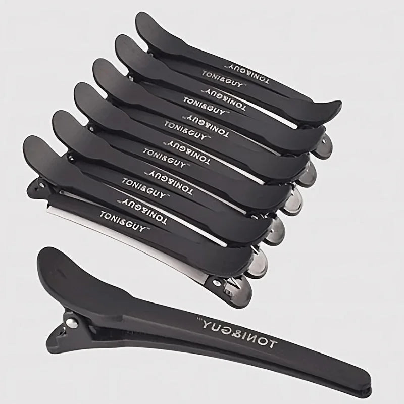 Professional Hairclip, Used for Styling Segmentation, Silicone Tape, Curling Iron Without Crease, Suitable for Salon and Home Ha Qme