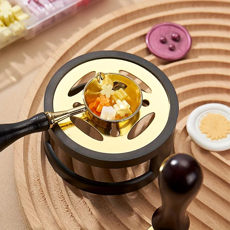 Wax Seal Stamp Sealing Warmer Melting Spoon Wedding Envelopes Qme