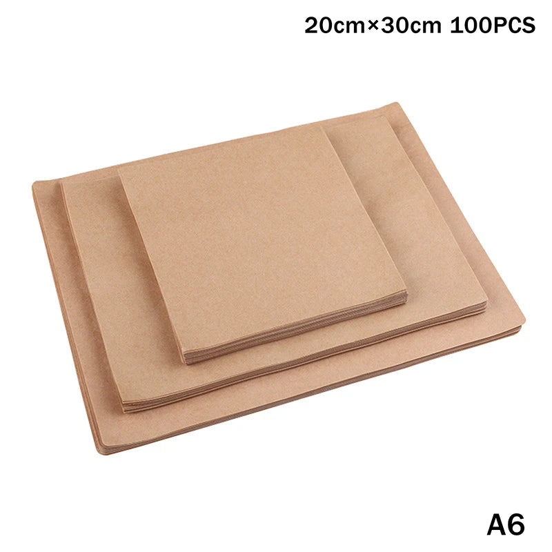 50 Parchment Paper Baking Sheets Non-stick Precut Oven Air Fryer Qme A6