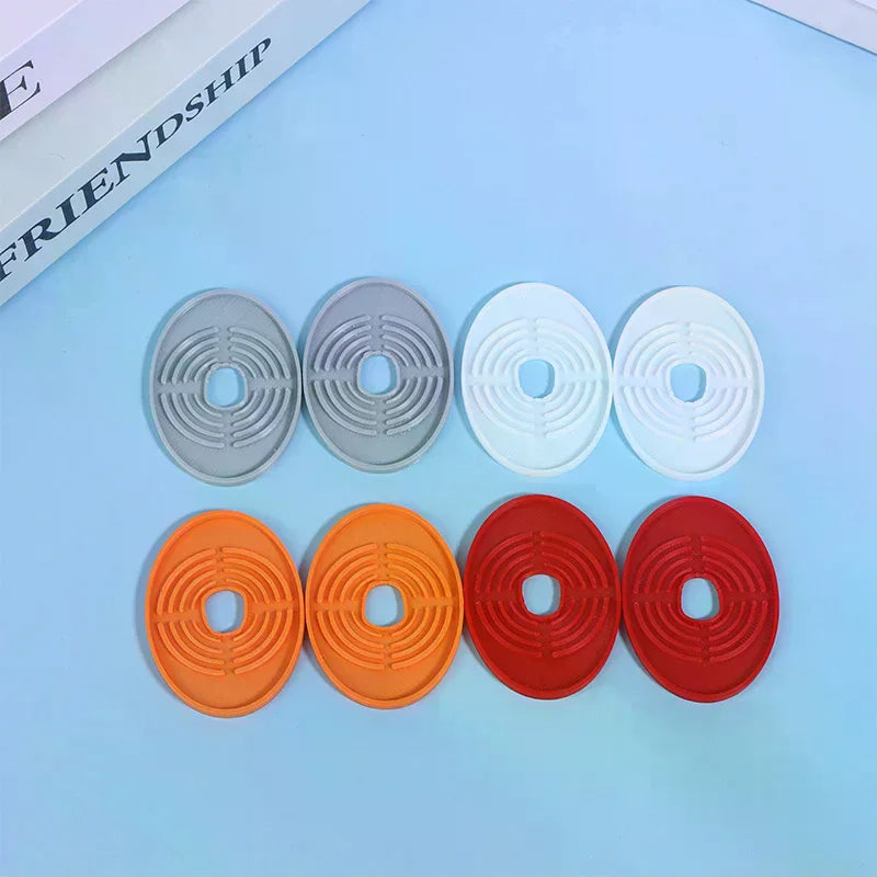 2Pcs Electric Toothbrush Charging Protective Mat Durable Drain Tray Waterproof Base Mat Electric Toothbrush Charging Accessories Qme