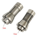 2PCS 3mm/6mm Collet Clamp Chuck Adapter For Pneumatic Engraving Grinder Machine Reliable Spare Parts Qme Default Title