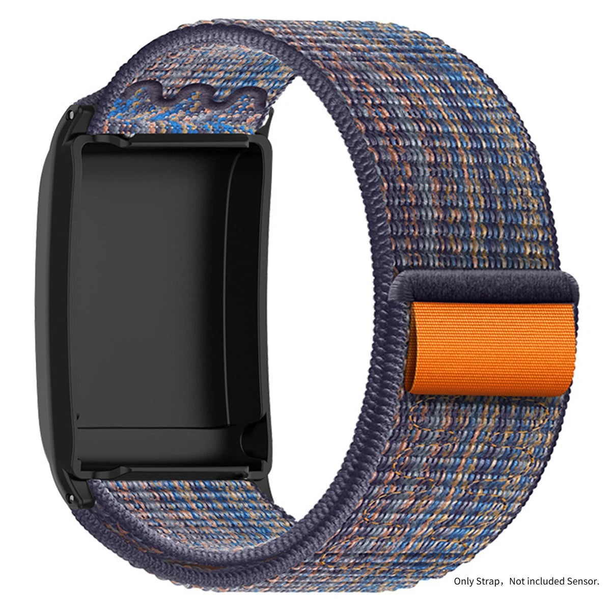 Watchband Compatible with Whoop 4.0 5.0 Elastic Nylon Bracelet Lightweight Adjustable Bracelet for Whoop 5.0 Strap Accessories Qme Blue Orange For WHOOP 4.0
