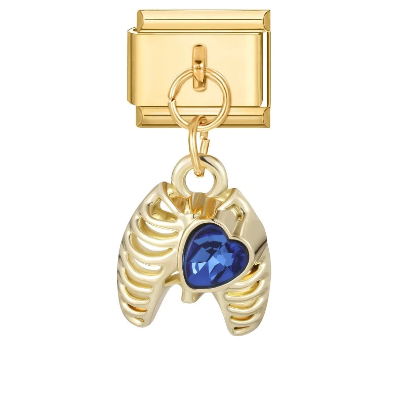 Charm Cute Cartoon Pearl Dogs Horse Pendant Italian Link Fit Bracelet