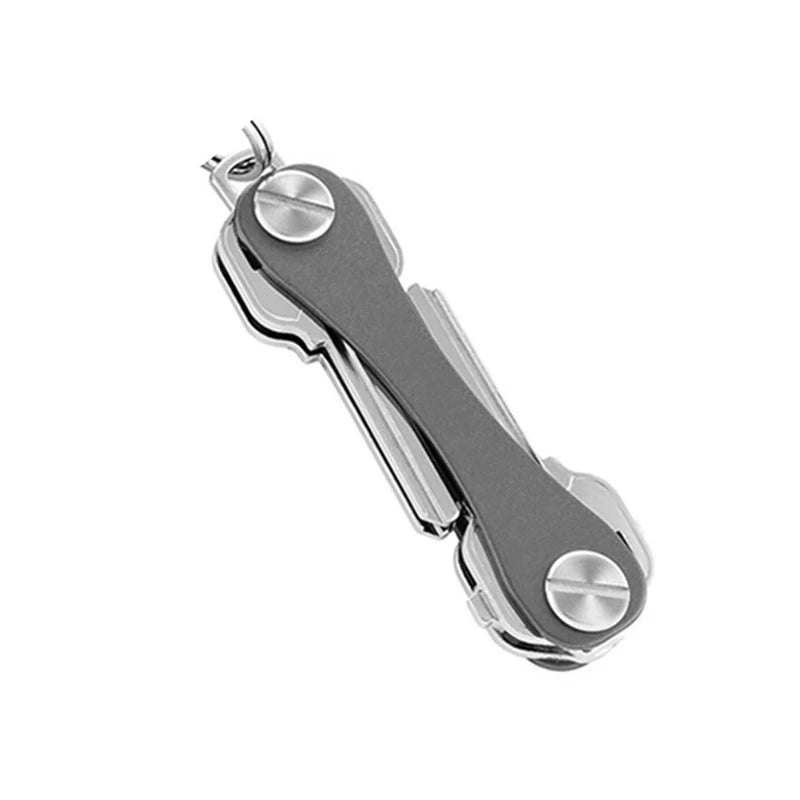 Smart Keychain Mini Aluminum Alloy Key Clip Metal Organizer Chain Qme