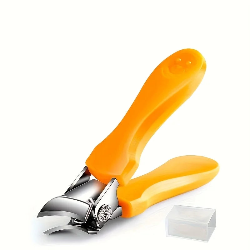 Heavy-duty Professional Nail Clippers Thick Hard Toenails Large Qme Orange