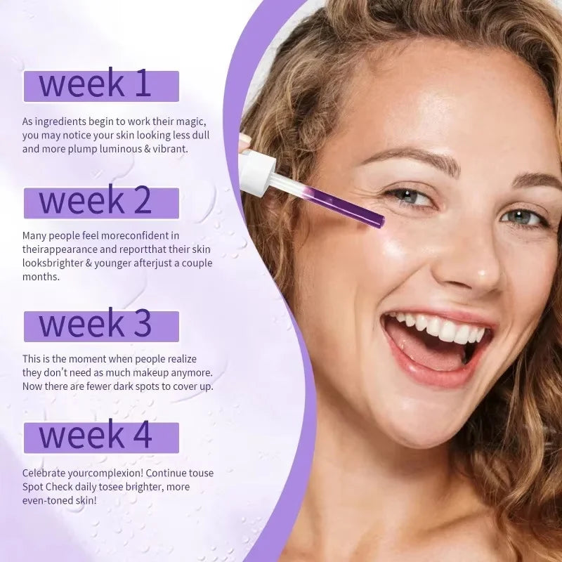 Niacinamide Facial Serum Vitamin B3 Wrinkles Pigment Dark Spot Removal Correcting Glow Serum Face Whitening Moisturizer Serum Qme