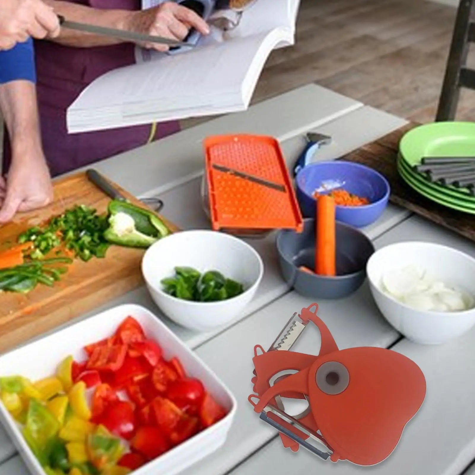 Carrot Peeler Handheld Peeling Tool Fruit Non-slip Handle Vegetables Qme