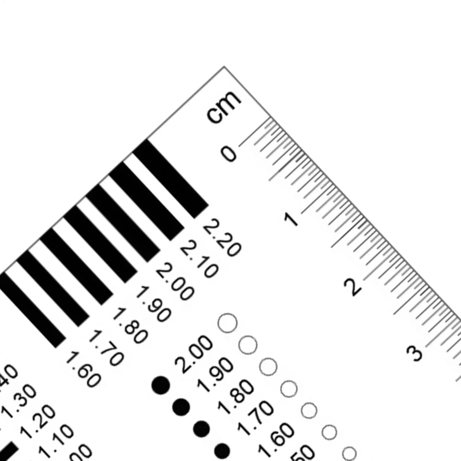 Crack Measurement Tool Precision Defect Detection Cards Width Gauge Qme