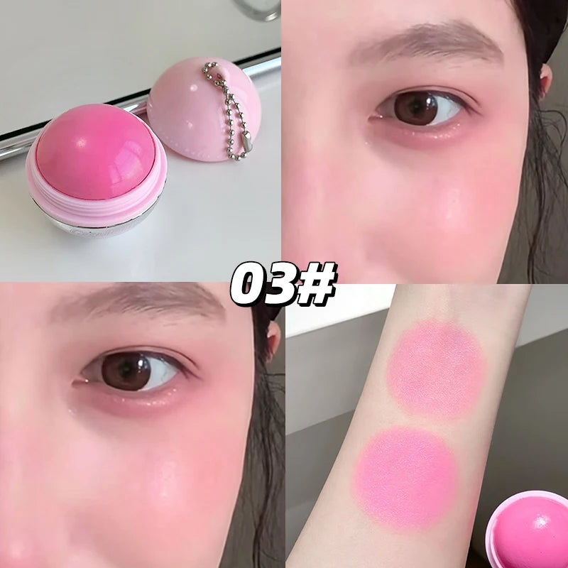 Gege Bear Juice Blush Ball Water Light Blusher Brightening Face Easy Qme GX1513-3