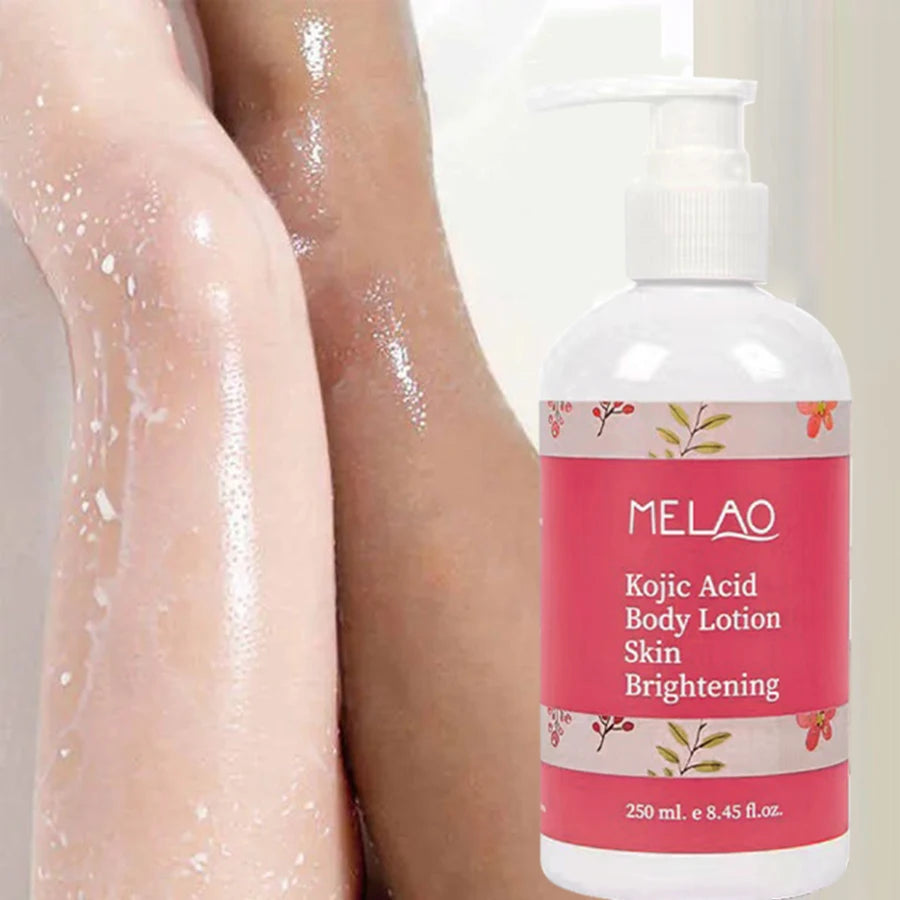 MELAO KOJIC ACID BODY LOTION Skin Brightening Daily Moisturizer & Glowing Skin, Boost Hydrating Qme