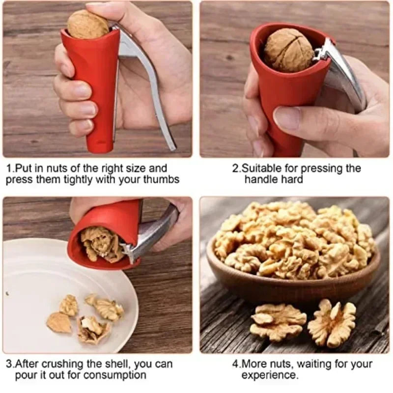 Multifunctional Walnut Clip Hazelnut Shell Opener Home Peel Walnuts Qme