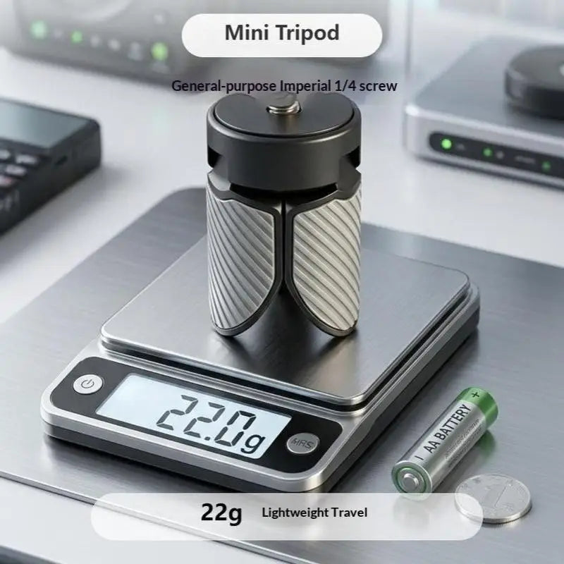 Mini Protable Tripod Osmo Pocket 4 3 Action 6 Camera 1 4'' Screw Qme