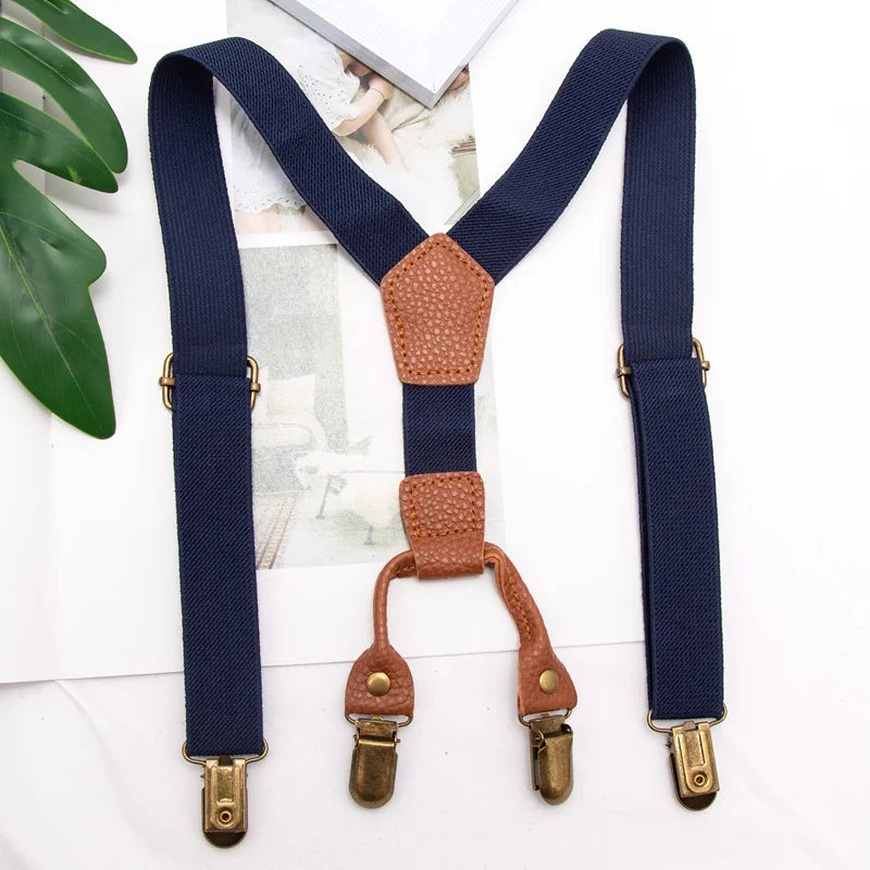 Suspenders Kids Boy Girl Childrens Christmas Designer Wedding Costume Qme