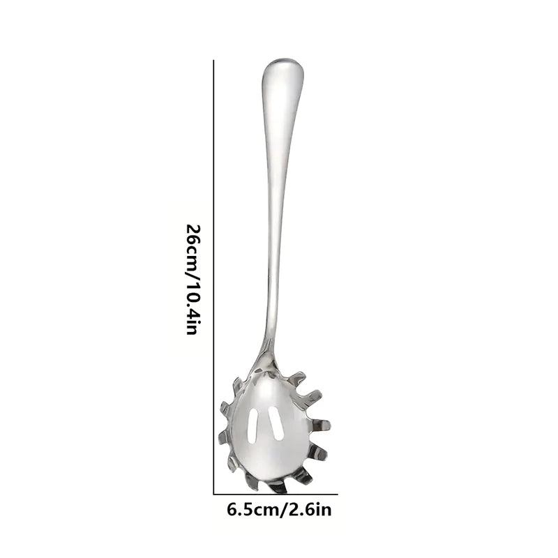 Spoon Multifunctional Noodle Food Strainers Stainless Steel Spaghetti Qme
