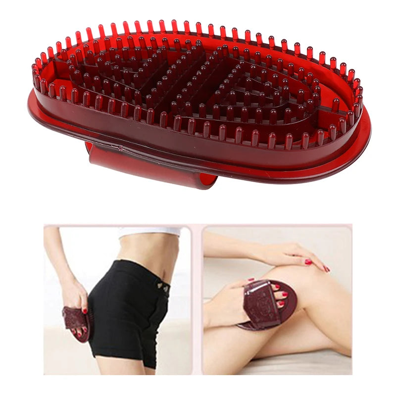 Hand Massage Brush Hand-held Resin Body Massager Relieve Tense Muscles Qme